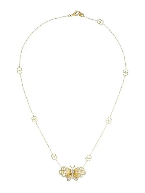 gucci lmdm necklace 42cm gold top ruby|Gold Jewelry for Women .